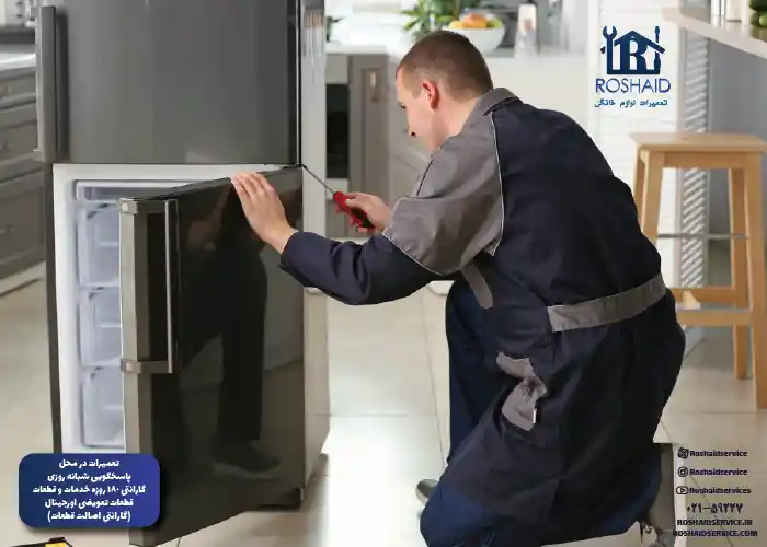 تعمیر درب یخچال ساید